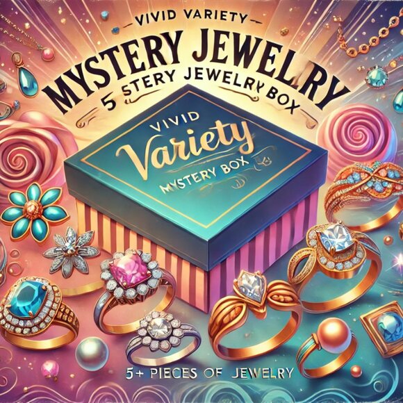 Breast Cancer Awareness  Pink Jewelry Mystery Box – 5+ Pieces, Gift Ready! - Picture 1 of 4